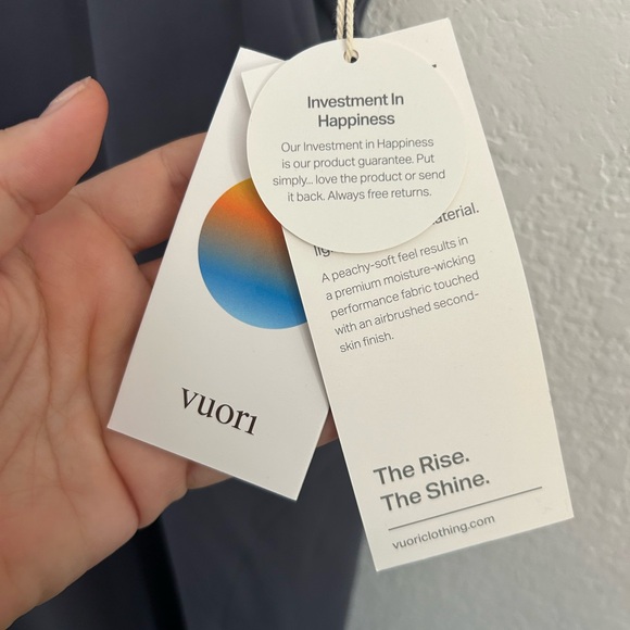 NWT Vuori Volley Azure Gray Dress Size Large - Picture 4 of 8